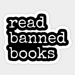 Read Banned Books Sticker